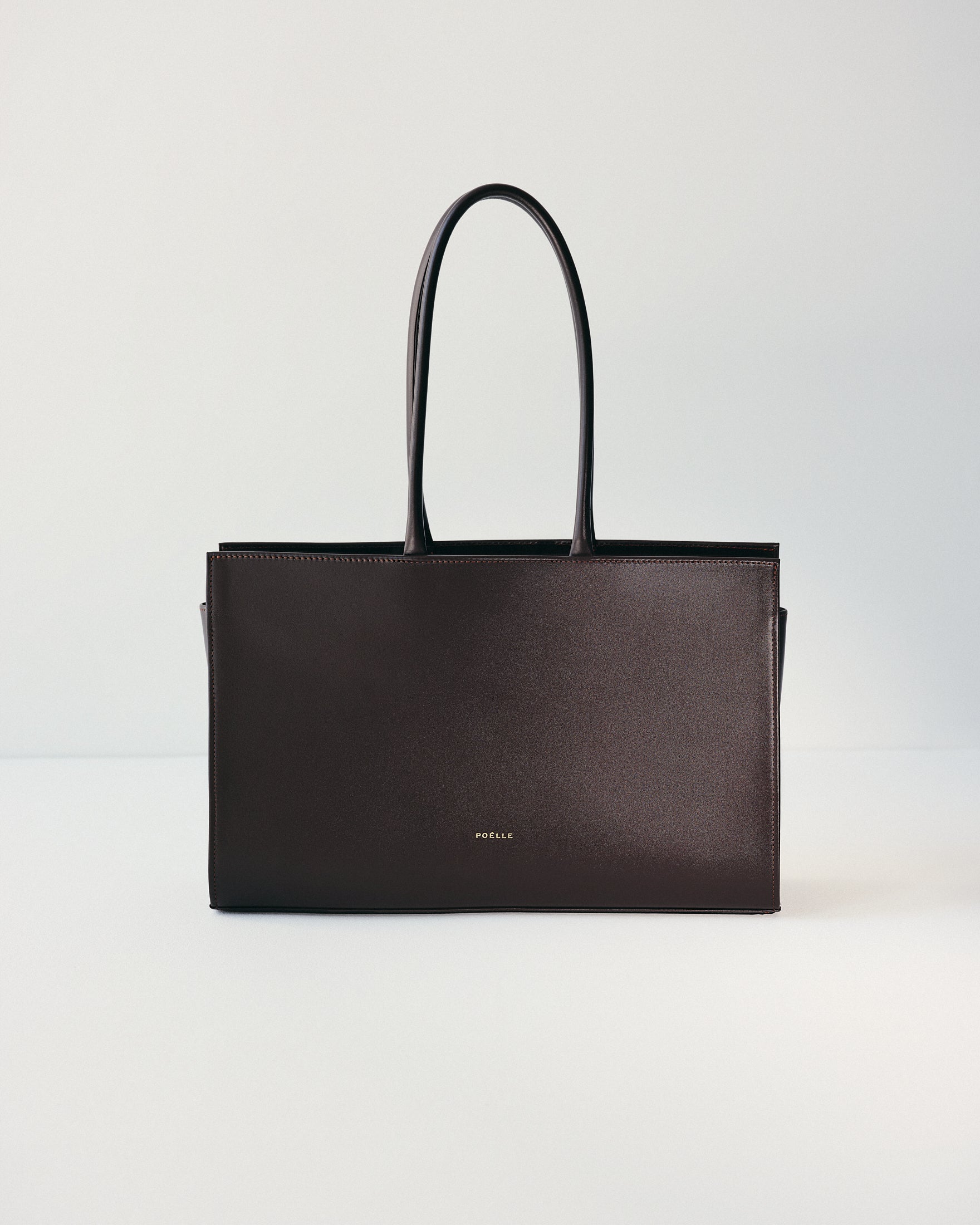 Medium Carolyn Tote Bag in Brown