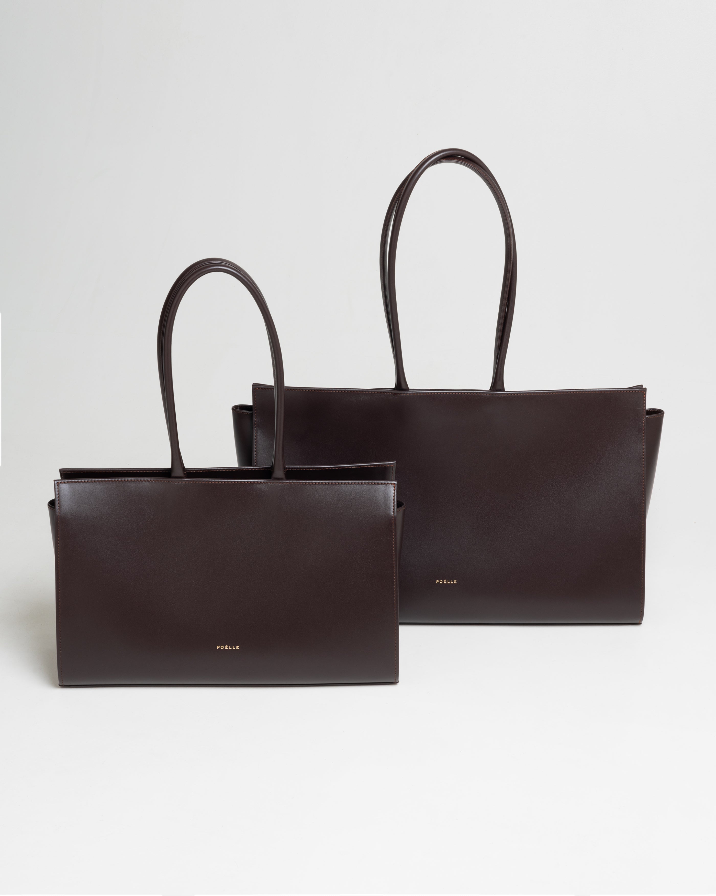 Medium Carolyn Tote Bag in Brown