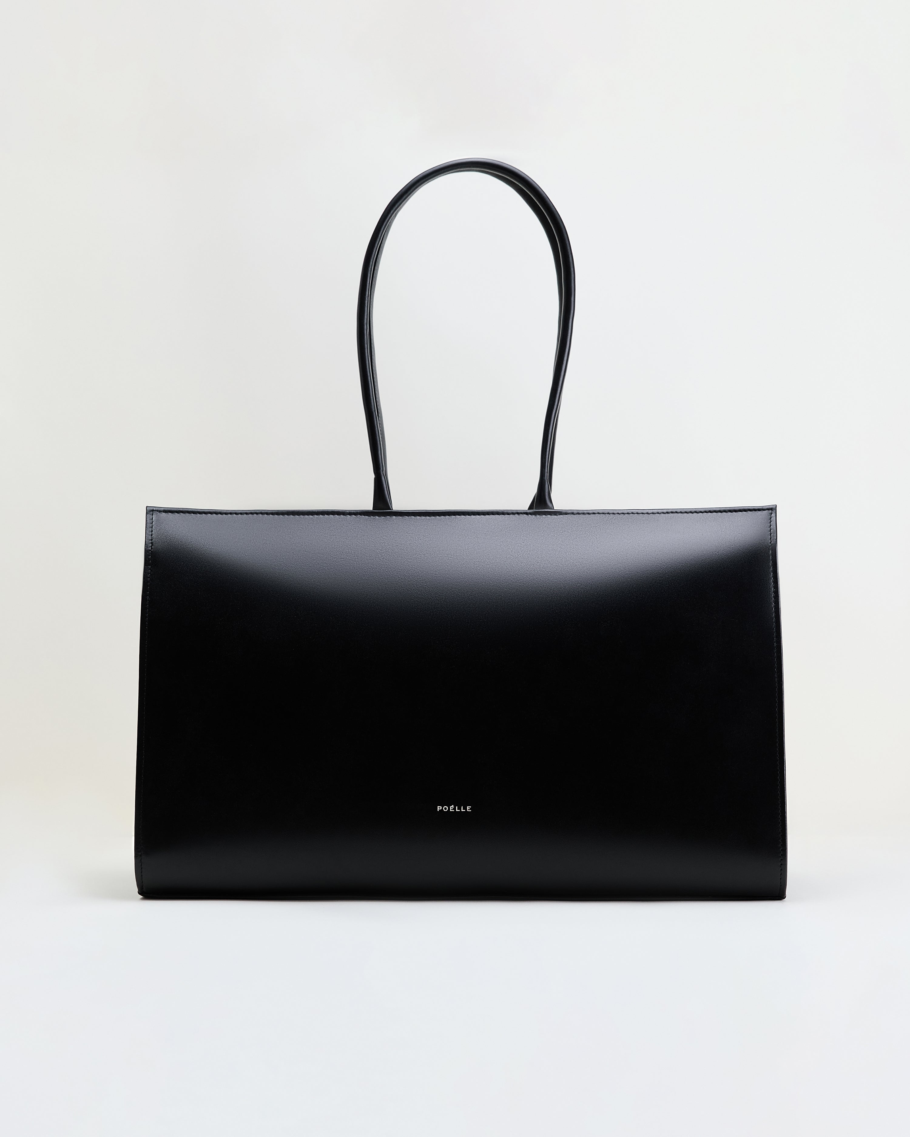 Large Carolyn Tote Bag in Black