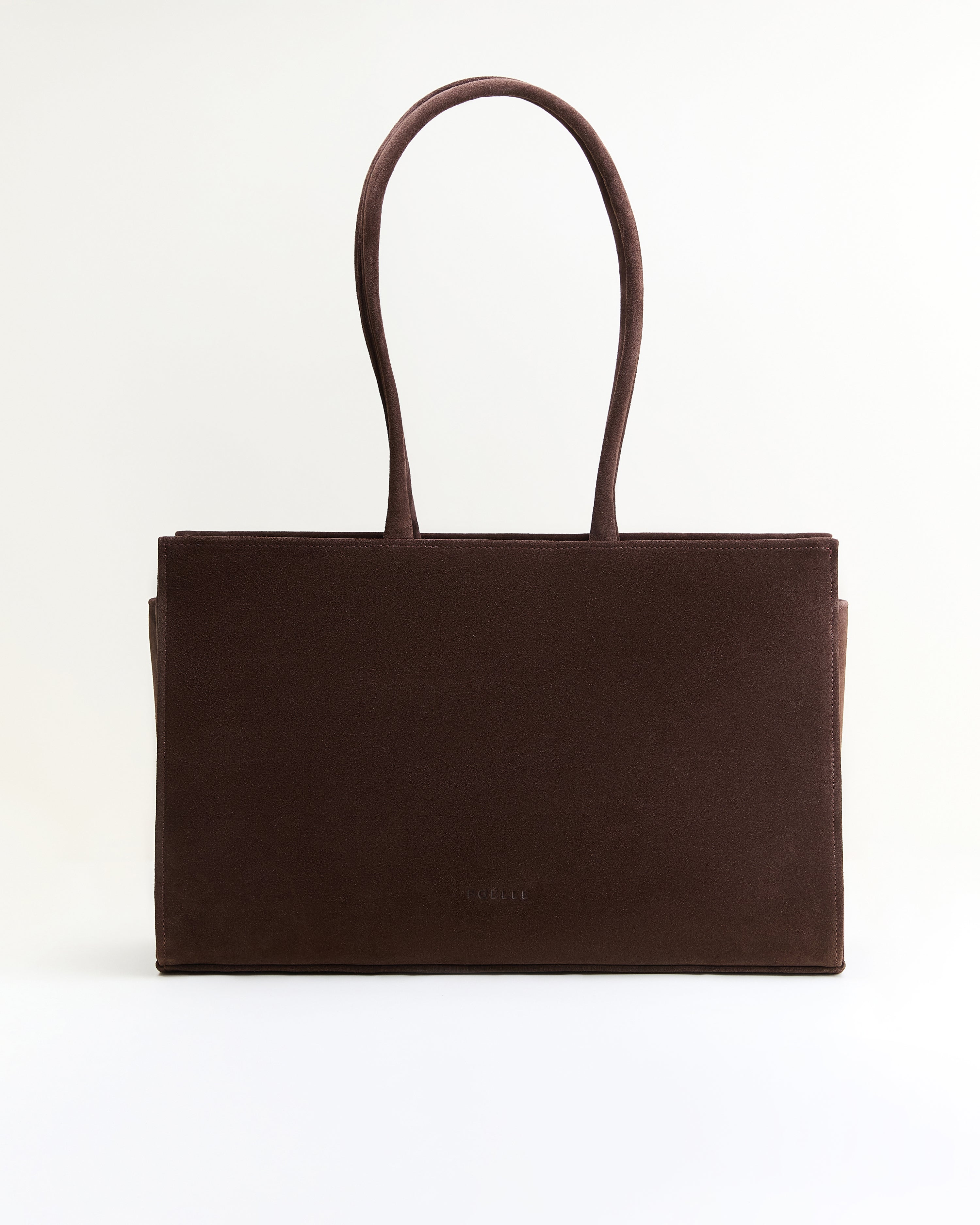 Medium Carolyn Tote Bag in Choco