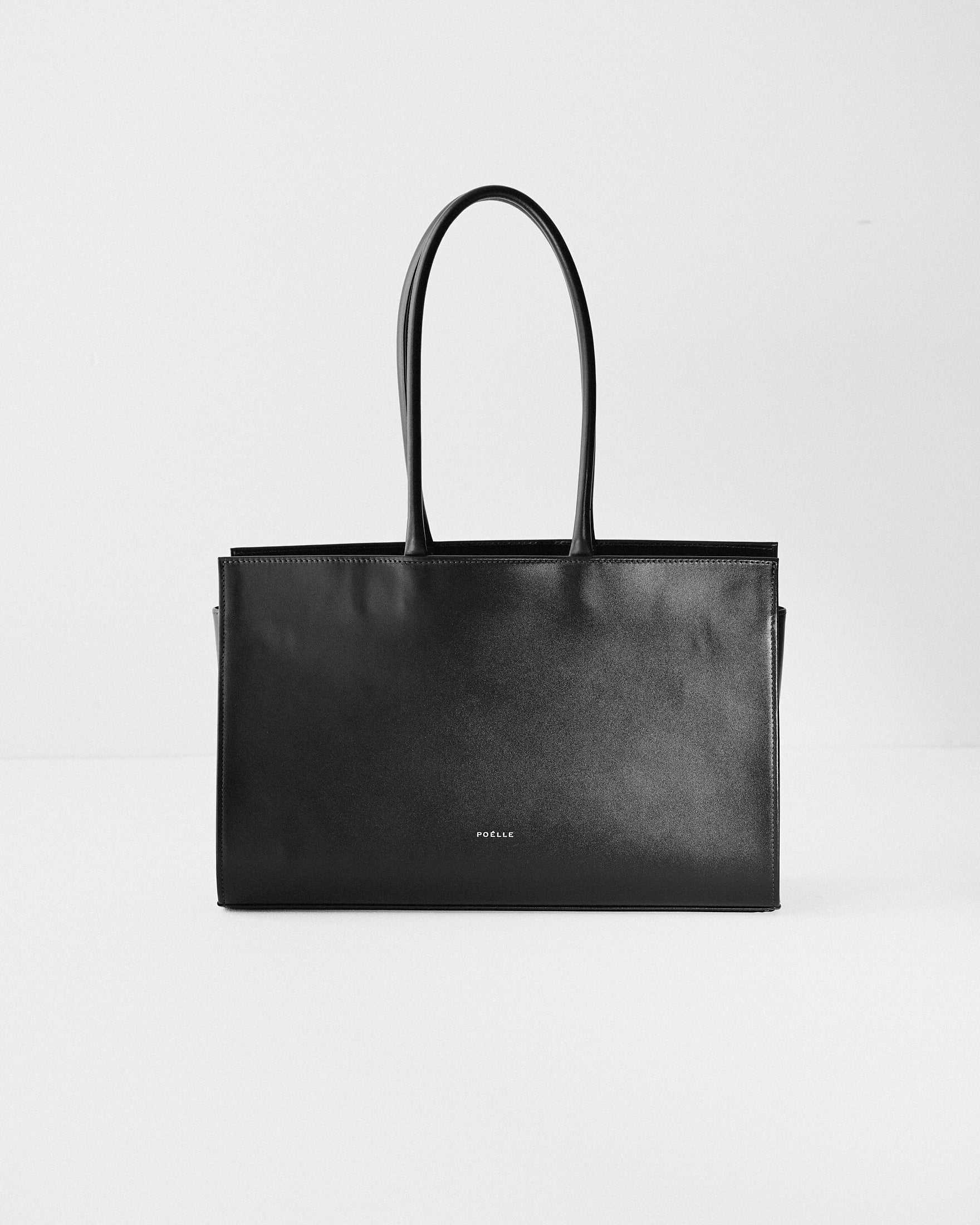 Medium Carolyn Tote Bag in Black