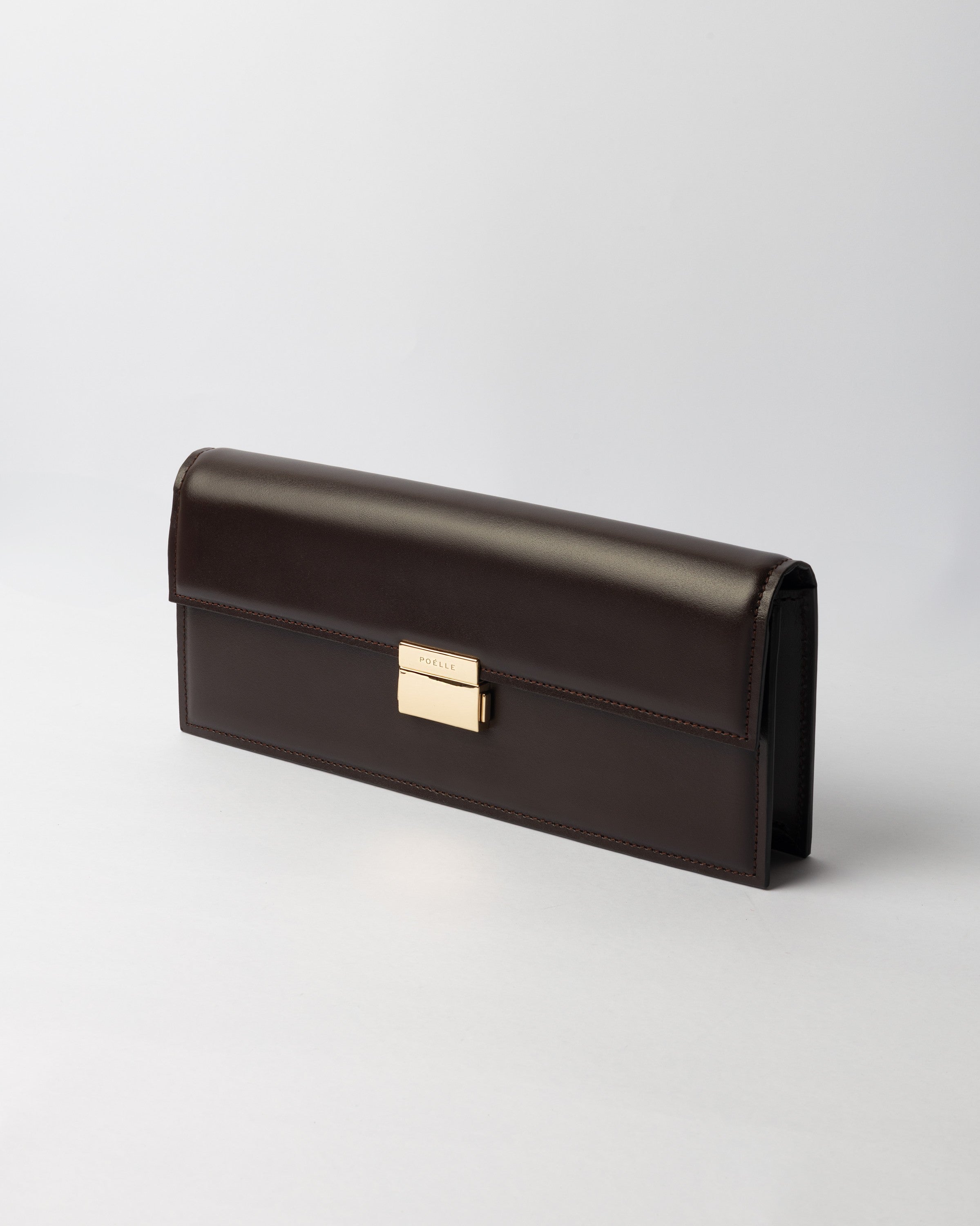 Clarie Clutch Bag in Brown